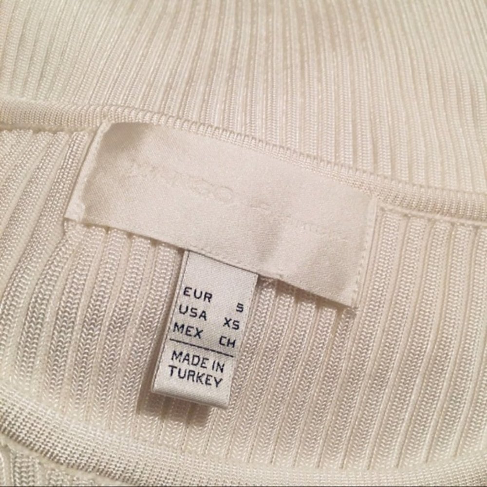 🛍🛒🎁Mango | Premium Ribbed Cropped Sweater - Picture 3 of 5